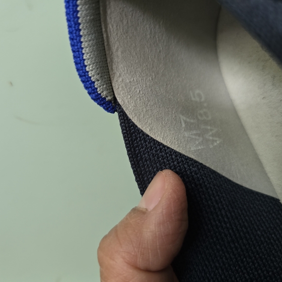 Rothy's Navy Blue Sneakers with Slip-On Design - Picture 4 of 4